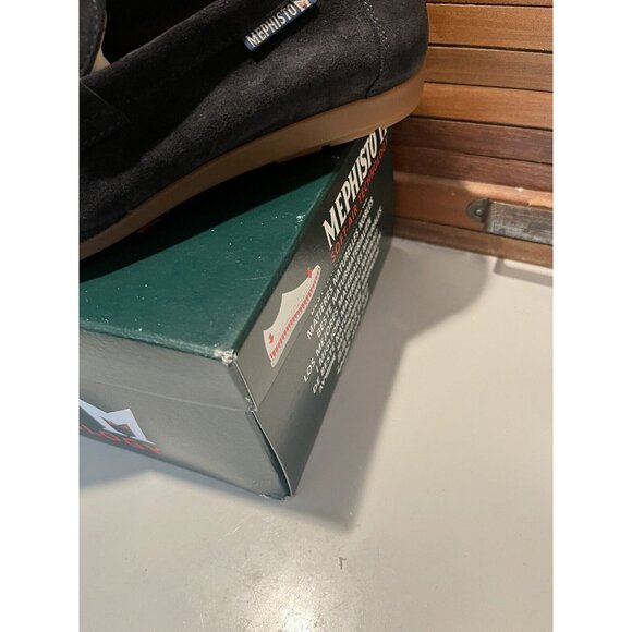 New w/ Box MEPHISTO Alexis Mocassin Loafer Blue Suede 9855  EU 11.5  US 12 - Picture 10 of 13